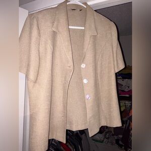 Women's Tan Blazer